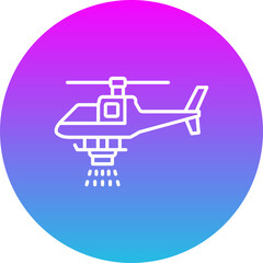 Firefighter Helicopter Icon