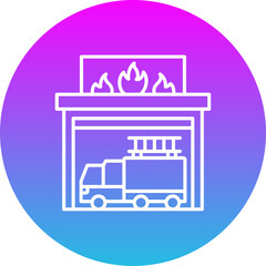 Firefighter Garage Icon