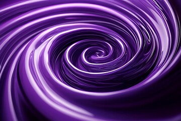 Abstract purple vortex, 3D render, Generative AI