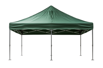 Gazebo canopy tent, isolated on transparent background.