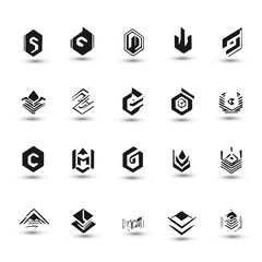 Collection Logo can be used for icon brand identity finance