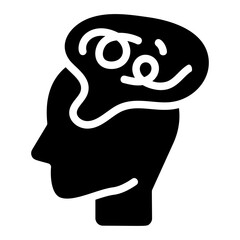 Exhausted Solid Icon