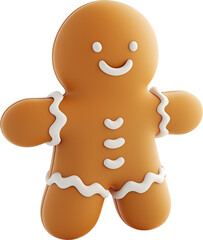 3d rendering ginger cake