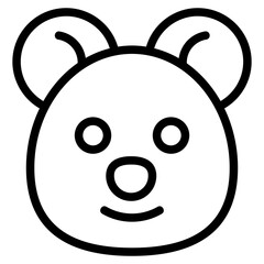 Hamster Line Icon