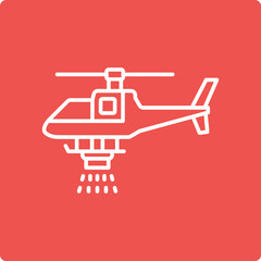 Firefighter Helicopter Icon