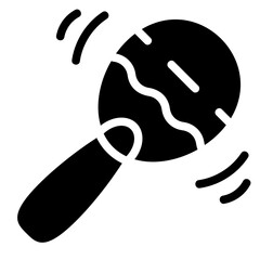 Maracas Solid Icon