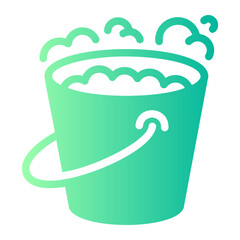 bucket Gradient icon