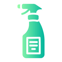 cleaning spray Gradient icon