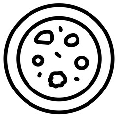 Petri dish Line Icon