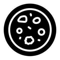 Petri dish Solid Icon