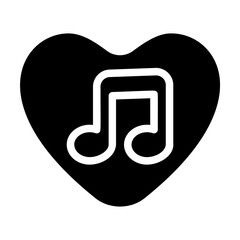 Romanticizing music Solid Icon