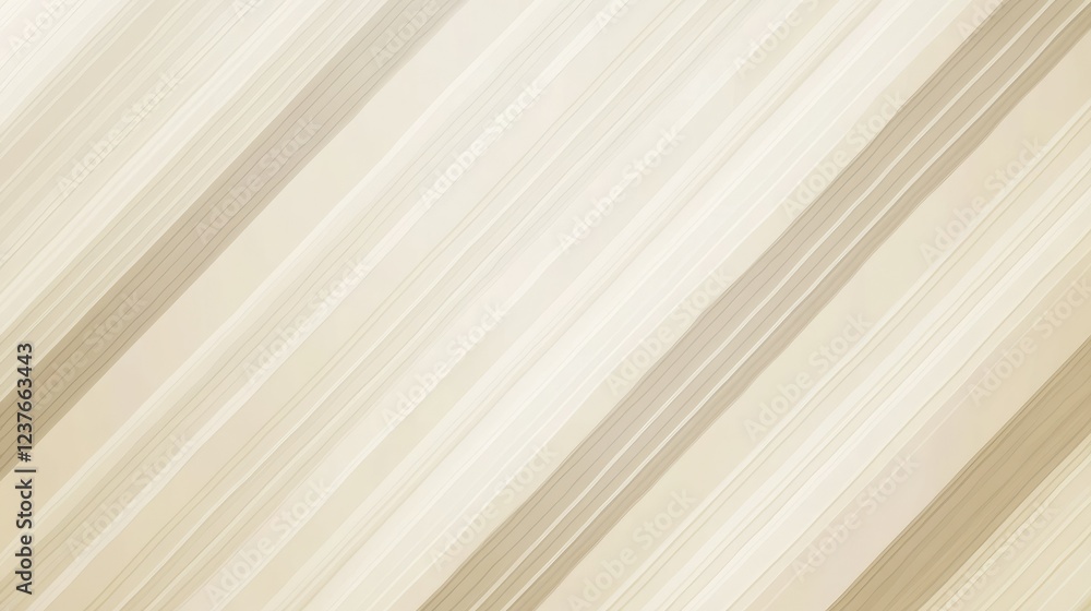 Poster soft neutral background with subtle stripes creating a calming ambiance ideal for design, advertisin