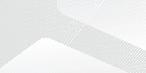 Abstract lines background design with diagonal line pattern in grey colour. Vector white horizontal template modern abstract simple design