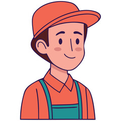 Young Man Smiling Casual Portrait