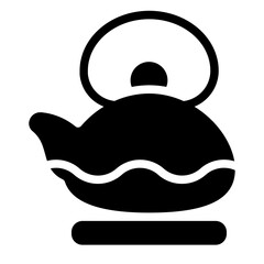 Tea pot Solid Icon