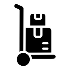 Trolley Solid Icon