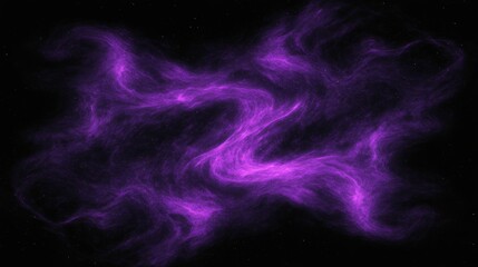 Fototapeta premium Purple Cosmic Nebula Swirls Abstract Artwork