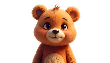 Obraz premium Adorable 3d Teddy Bear Image Perfect for Kids