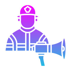Emergency announcement Icon