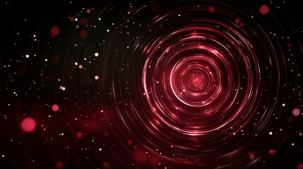 Red Abstract Swirling Vortex Cosmic Nebula Design