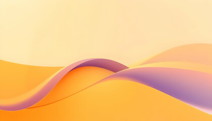 Fototapeta premium Golden waves, abstract background, flowing lines, shimmering texture, vibrant yellow, warm tones, digital art, smooth curves, dynamic composition, energetic design, luminous glow, rippling effect, met