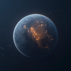 Fototapeta premium earth in space