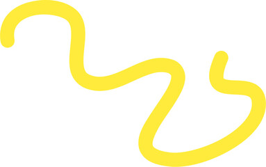 Abstract Decorative Swirl Line