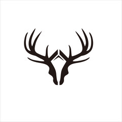 Print deer design for your company logo, brand and products