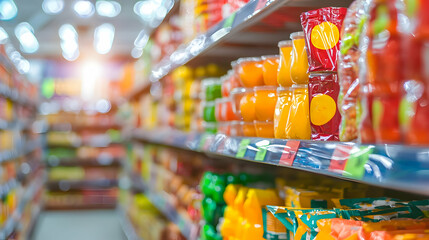 Fototapeta premium colorful candies in a shop