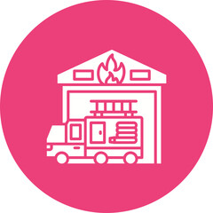 Fire Station Icon