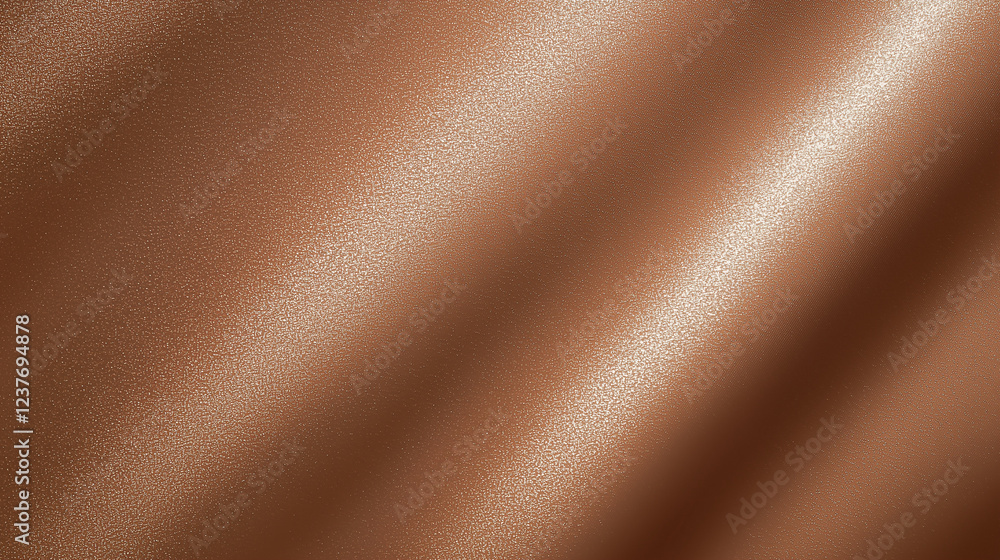 Poster smooth, polished metallic surface with a rich brownish-gold hue, reflecting light and creating subtl