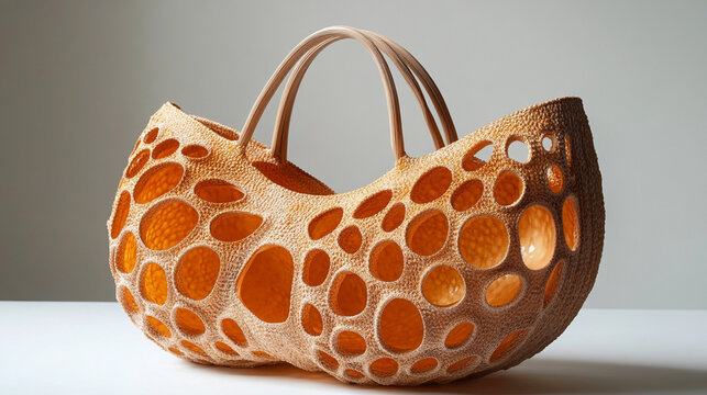 A Luxury bag made out of Luffa --ar 16:9 --stylize 750 --v 6.1 Job ID: 45a8beea-fe1f-4dce-98e2-6295e46a414e