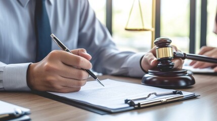 patient rights, Asian lawyer consulting with a patient, compassionate and attentive, modern office, clear communication