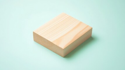 feedback survey response for statistics concept. Wooden block on a light green background.