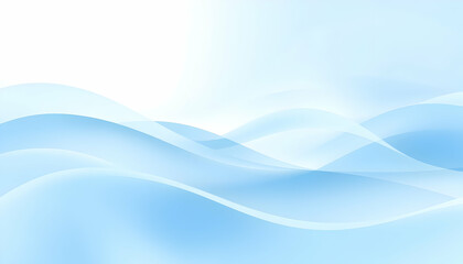 Abstract blue waves, fluid dynamic shapes, smooth gradient background, aquatic theme, digital art, minimalist design, flowing lines, underwater atmosphere, soft lighting, ethereal texture, computer ge