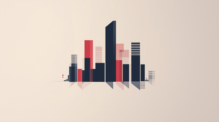 Fototapeta premium abstract graph illustration 