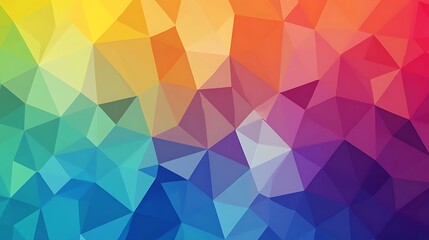 Obraz premium Colorful abstract geometric triangle background for design