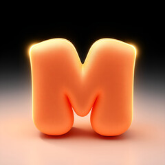 3d letter M