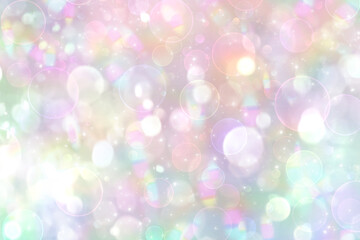 神秘的で幻想的なきらきら光るシンプルグラデーション背景壁紙イラストテクスチャ【紫、ピンク、虹色】