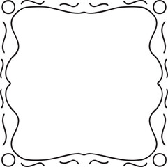 Hand drawing frame DNR Style 2
