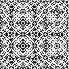 Seamless pattern with repeating abstract shapes.Black and white texture.Design element for prints, decoration, cover, textile,wallpaper, background, wrapping paper, clothing, fabric, package, cards.