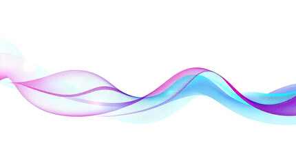 Photo of music wave isolated on transparent background