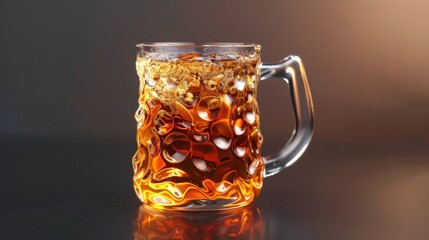 A versatile glass for beverages, suitable for various drinks,