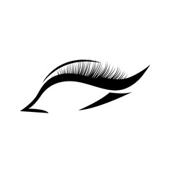 eyelashes icon vektor