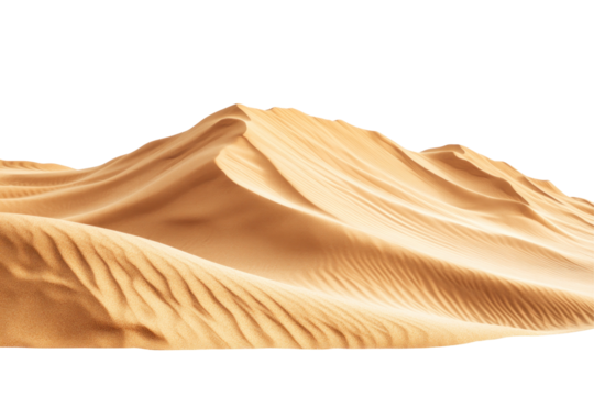 sand dunes in the desert Transparent png - Powered by Adobe