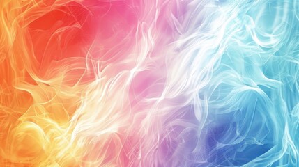 Obraz premium A vibrant rendered background with gradient, transitioning between soft and bold colors,