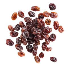 Obraz premium falling raisins Transparent png