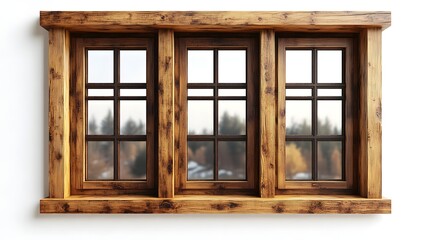 Modern Wooden Window Frame