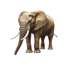 Obraz premium Majestic African Elephant - Detailed Illustration