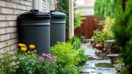 A simple sand filtration system purifying rainwater for safe household use